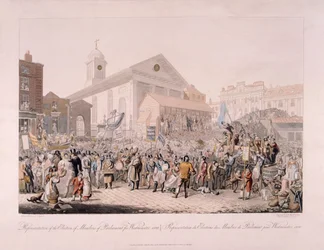 Val i Covent Garden, London, 1818.