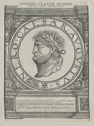 Romerske kejsaren Nero (tryck)