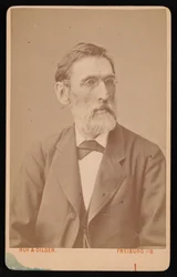 Porträtt av Alexander von Frantzius 1821-1877, 1876.
