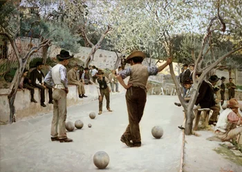 "Målning av Ruggero Focardi (1864-1934) Privat samling