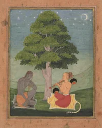 Kedar Ragini: Folio från en ragamala-serie Garland of Musical Modes, ca. 1690-95.