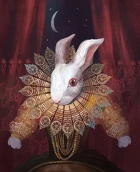 Vit som månen, 2016, (