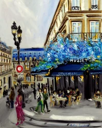 Le Musset Paris, 2022 (olja på duk)