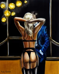 Midnight Romance, 2025 (olja på duk)
