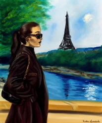 Parisian Afternoon, 2024 (olja på duk)