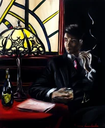 The Noir Hour, 2025 (olja på duk)