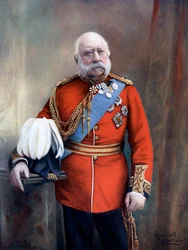 Prins George, hertig av Cambridge, medlem av den brittiska kungafamiljen, sent 1800-tidigt 1900-tal