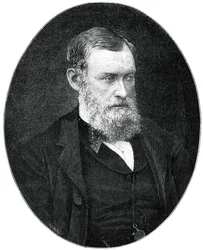 William Edward Forster, brittisk industriman från 1800-talet och liberala partiets statsman, 1900.