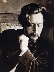 Porträtt av författaren Leonid Nikolajevitj Andrejev (Leonid Andrejev) (1871-1919), 1900-talet (fotografi)