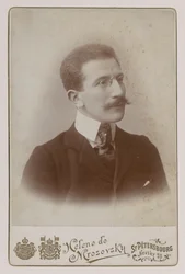 Porträtt av målaren Leon Bakst (1866-1924)