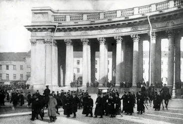 Studentdemonstration, St Petersburg, 1905