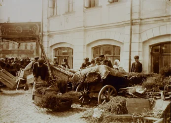 Sukharev-marknaden i Moskva