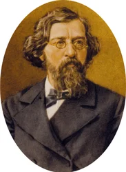 Nikolay Gavrilovich Chernychevsky (färg litho)