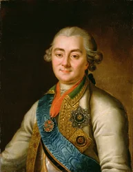 Porträtt av greve Alexei Grigorievich Orlov (1737-1808)