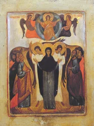 The Ascension (tempera och bladguld på panel)