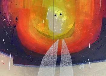 Ett livfullt kosmiskt sken