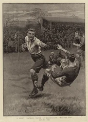 En rugbymatch i Blackheath, som avlämnades