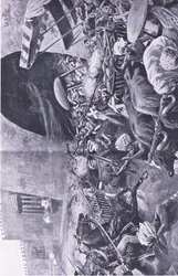 Indian Myteri: Hur de kämpade för att slå ner revolten i Hindustan, illustration från British Battles on Land and Sea, 1915