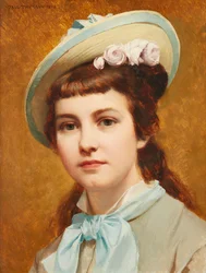 Olga (olja på panel)