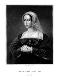 Catherine Parr, drottning gemål av Henry VIII, 1823.