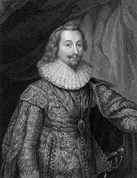 George Villiers, 1:e hertig av Buckingham 1592-1628, 1824.