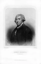 James Boswell, 9th Laird of Auchinleck, skotsk advokat, dagbokförfattare och författare, 1870.