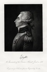 Markis de Lafayette, fransk militärledare och statsman, 1845