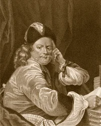 Thomas Killigrew, graverad av J.J. Van den Bergh