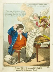 John Bull vid sina studier