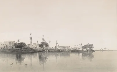 95. Fouah, vid Nilen, 1843.