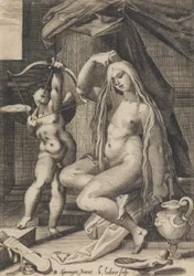 Venus och Amor, 1571-1650.
