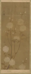 Hängande körsbärsgrenar i blom, Edo-period, mitten av 1700-tidigt 1800-tal.