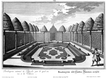 Broschyr om Boulingrins i "Small Garden"