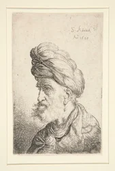 Byst av man med turban