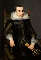 Porträtt av en man, möjligen Walterus Fourmenois (1596-1653)