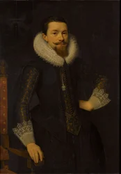 Porträtt av Pieter Boudaen Courten