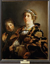 Judith och Holofernes (målning på duk)