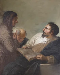 Platons akademi, ca 1650 (olja på duk)