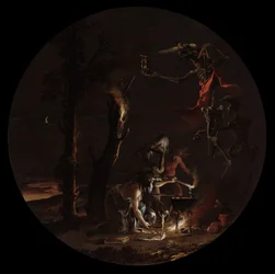 Häxkonstscener: Afton, ca. 1645-1649.