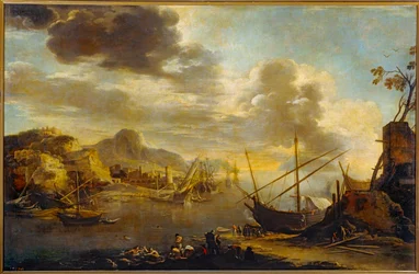Salernobukten (olja på duk)