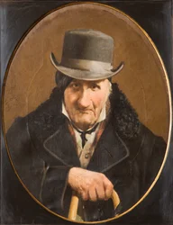 Porträtt av en man (olja på duk)