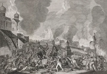 Moskvas brand den 15 september 1812 Fransmännen i Moskva, 1812-1823.