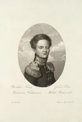 Storhertig Michael Pavlovich av Ryssland 1798-1849, 1814