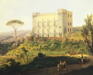 Villa Ruffo i Capodimonte, av Salvatore Fergola (1799-1874), Italien