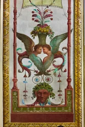 Dekorativa friser i pompeiansk stil (fresk)