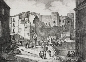 Utsikt över Piazza della Fontana dell