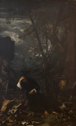 Demokrit i meditation, 1651