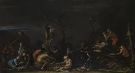 Häxor vid sina besvärjelser, cirka 1646