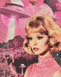 Blond retro-rymddröm