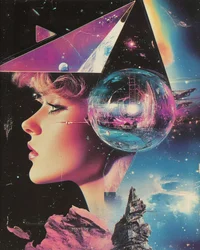 Kosmisk kvinnlig vision